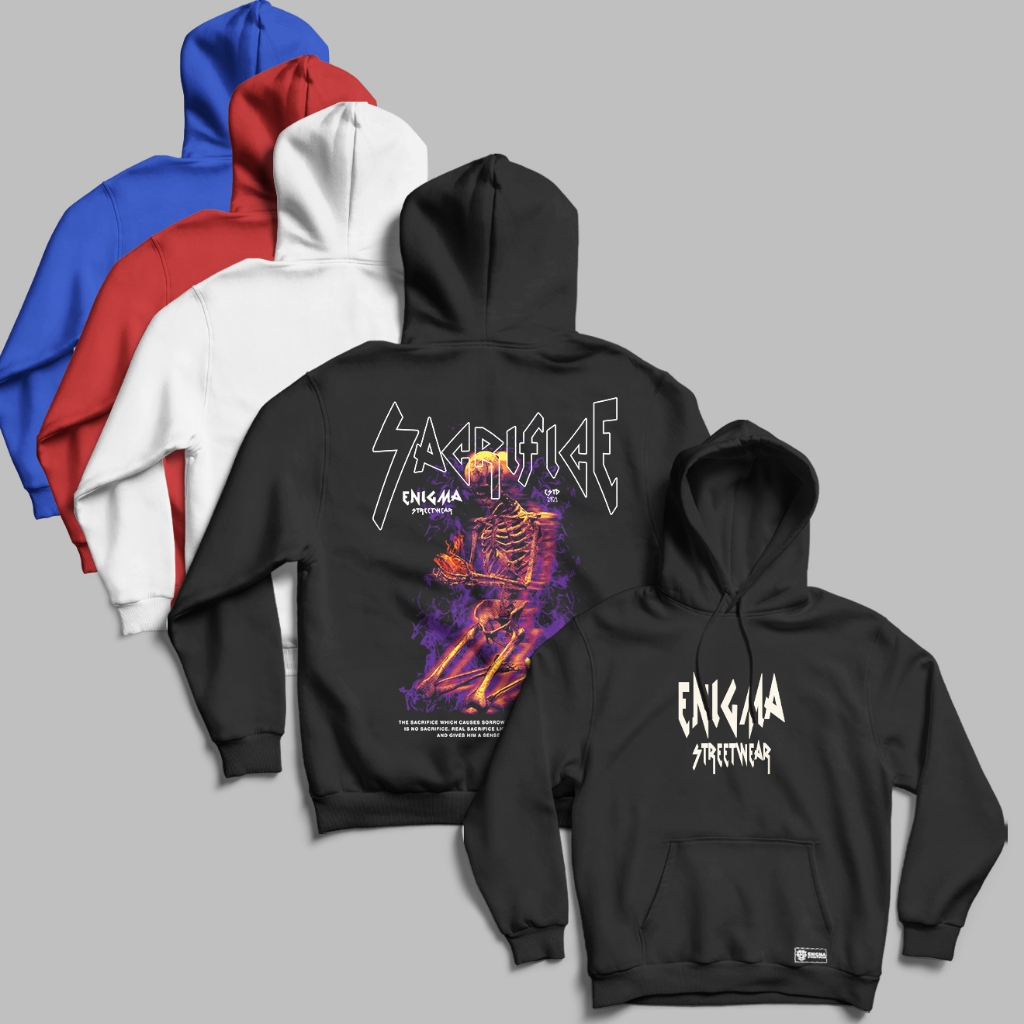 トップス 0658 enigma over hoodie / red 0658 enigma over hoodie / red 0658- zip hoodie トップス 0658