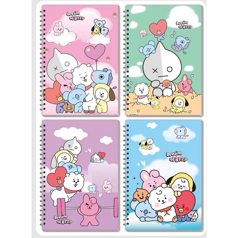 BT21 Spring Notebook A5 | Shopee Philippines