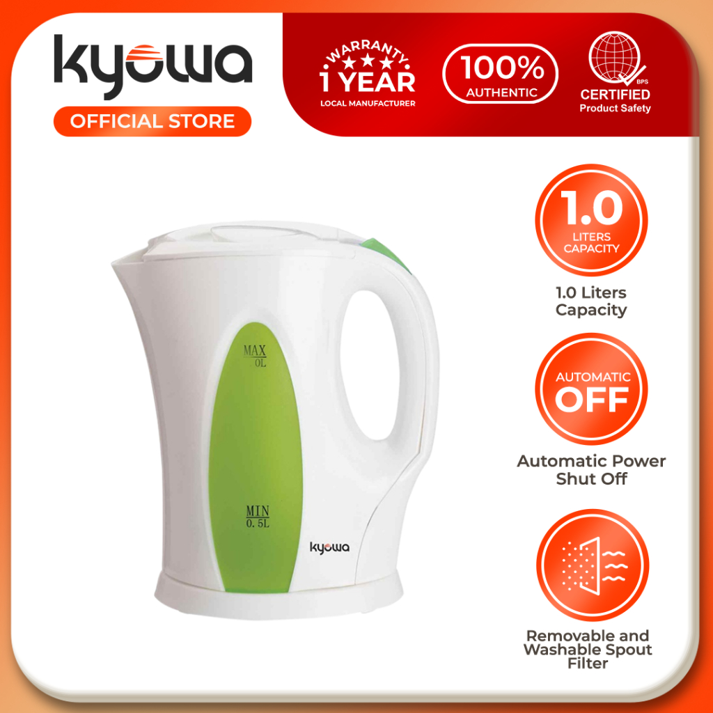 Kyowa Electric Kettle 1L Green KW 1346 Shopee Philippines