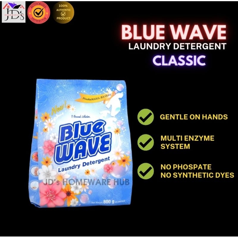 BLUE WAVE POWDER LAUNDRY DETERGENT 800G | Shopee Philippines