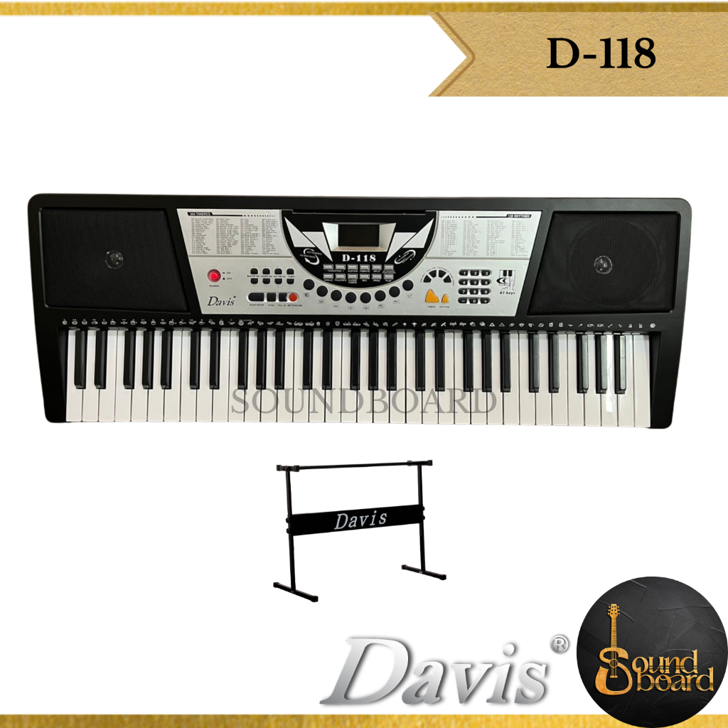 Davis D 118 Keyboard with Stand Shopee Philippines