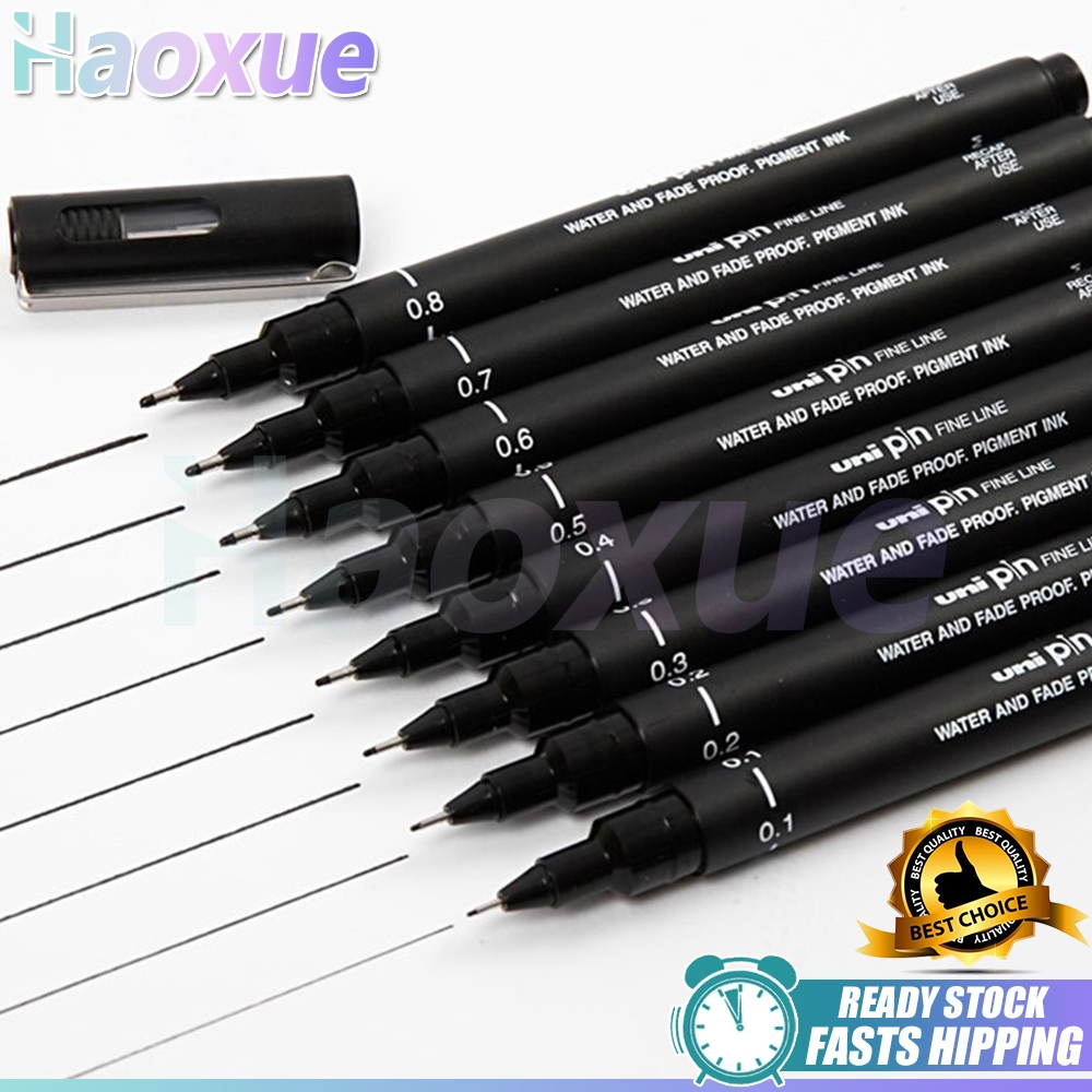 3/5/10pcs UNIPIN 0.05-0.8MM Technical Drawing Pen For Designers ...