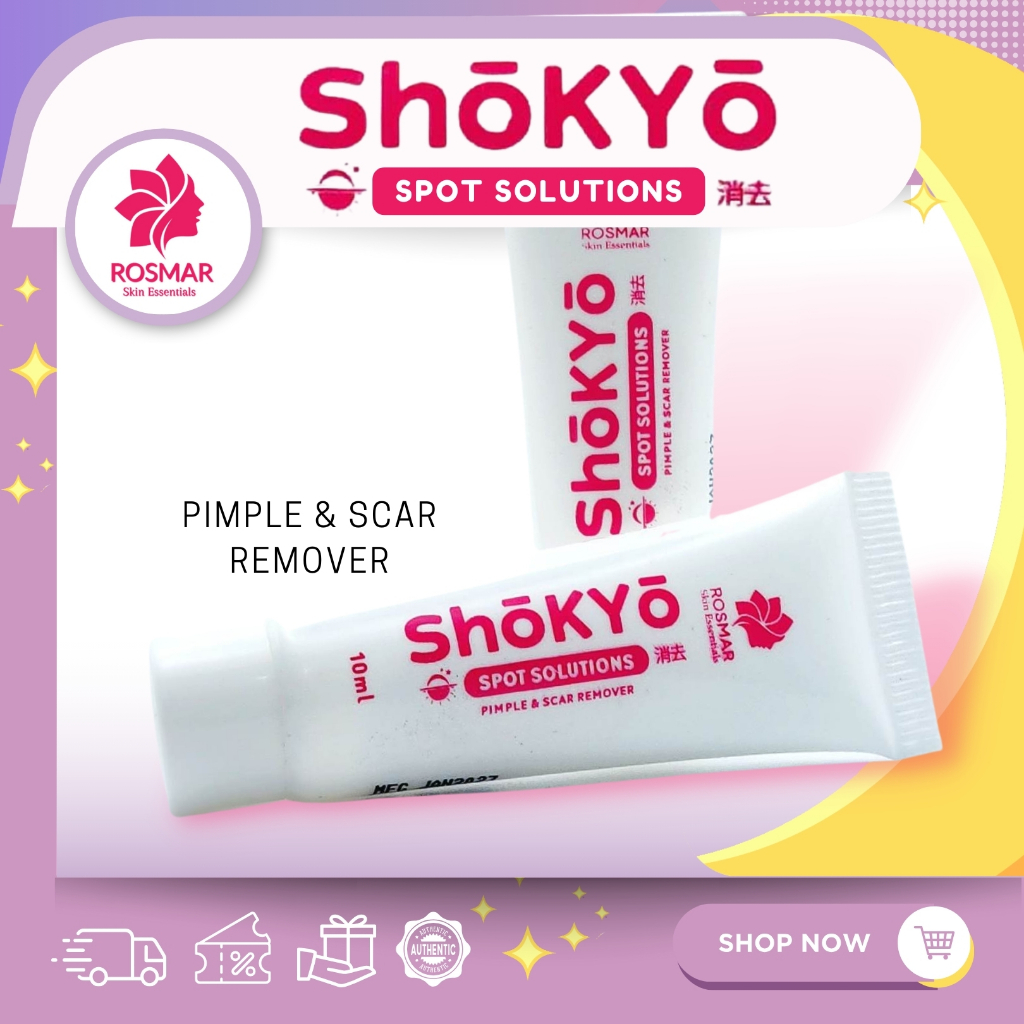 Rosmar SHOKYO SPOT SOLUTIONS Pimple & Scar Remover 10ml | Shopee ...