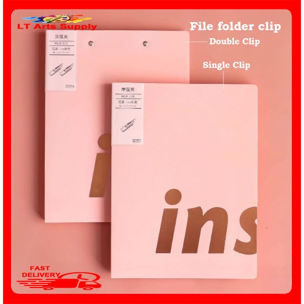 Neja life A4 Clipboard Folder / File Folder clip strong clip | Shopee ...
