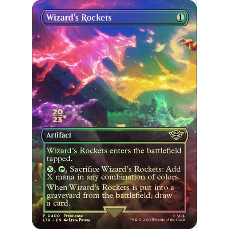 Wizard's Rockets FOIL NM MTG - Tales of Middle-earth Promos ...