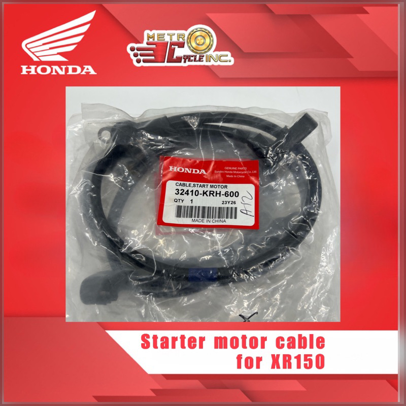 Honda Genuine Starter Motor Cable 32410krh600 for XR150 Shopee
