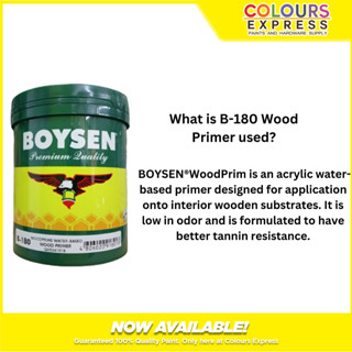 Boysen Wood Pirmer B-180 Waterbased 4l And 1l 