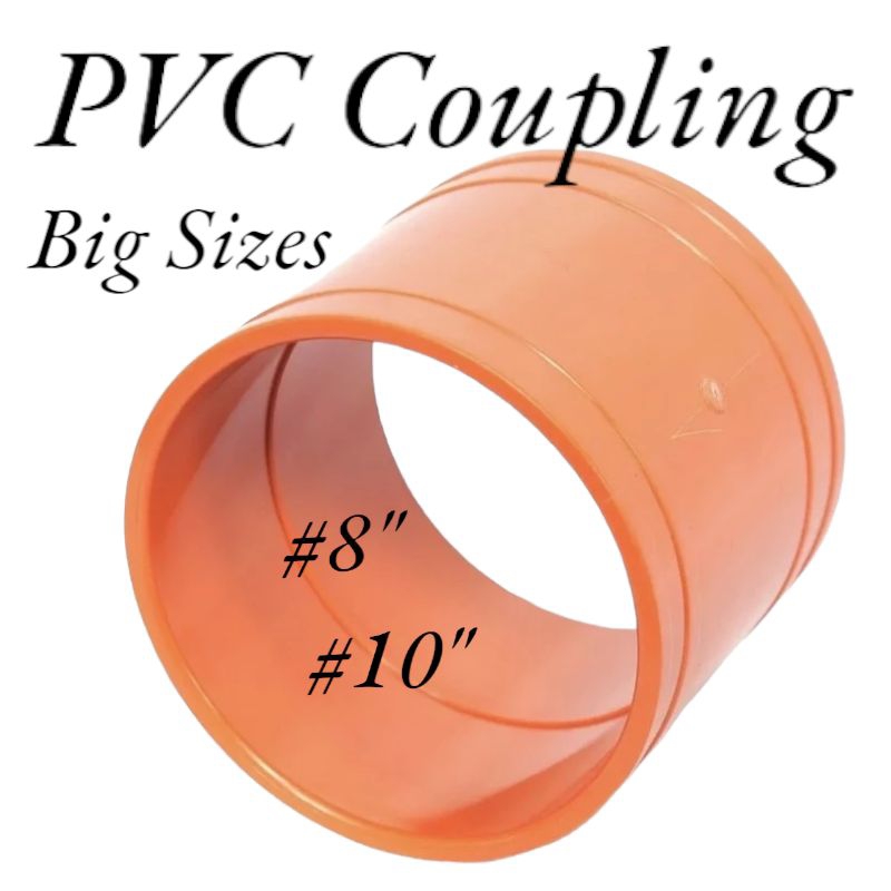 PVC Coupling Orange Big Sizes #8