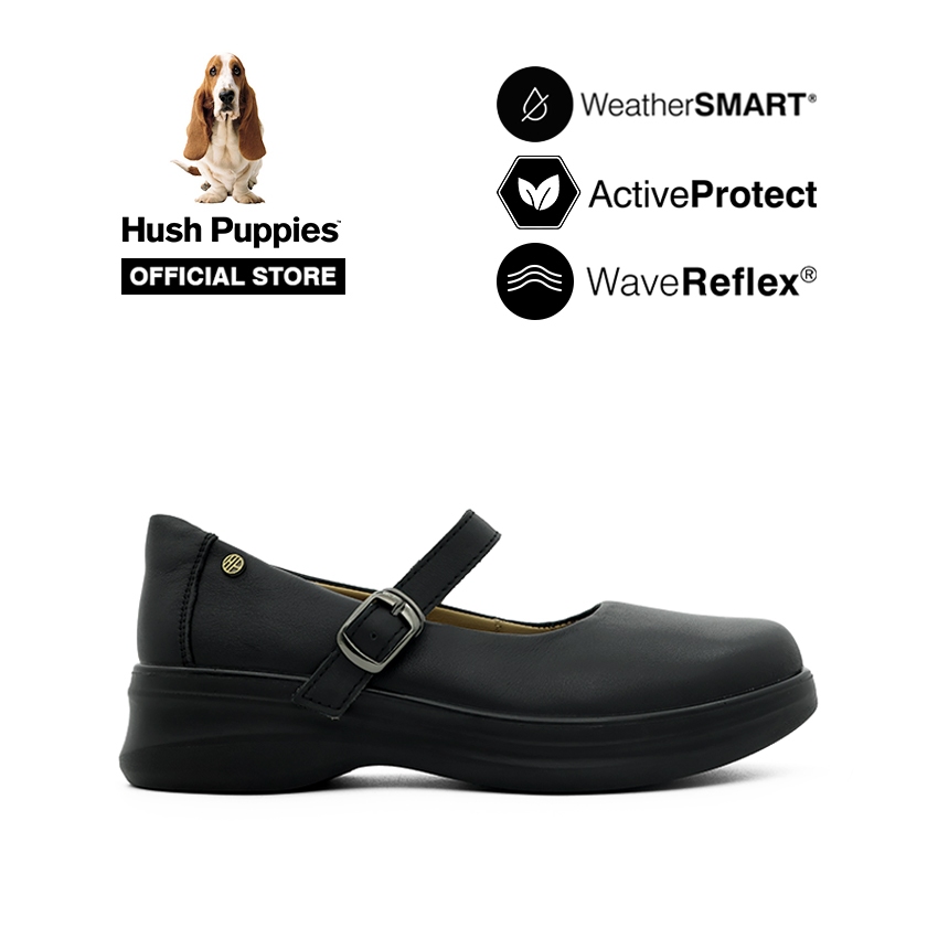 Zapatos Escolares Comodos Tenis Reese Hush Puppies Para Niñas - Zapatos Escolares Mary Jane Con Velcro Calzado Escolar Comfort