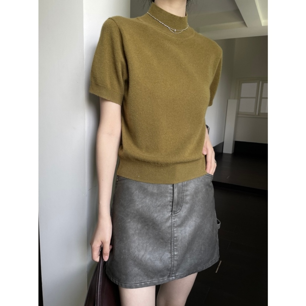 Miss M Turtle Neck Soft Knitted Oversize Top 743 | Shopee Philippines