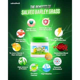 Salveo Barley Grass Trial Pack 80grams | SBG | Shopee Philippines