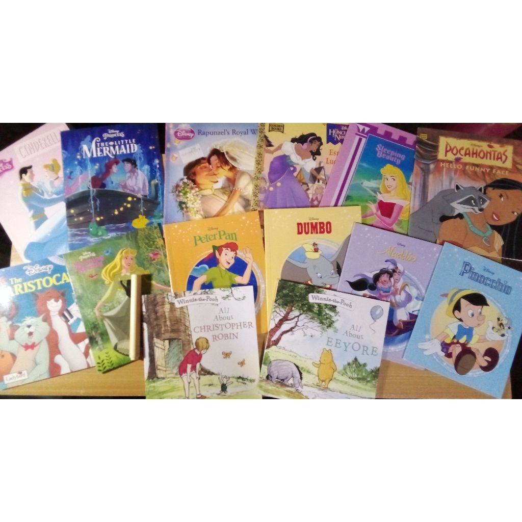 (Pre-Loved) Disney's Assorted Story Book Collections Bundles (14 Pieces ...