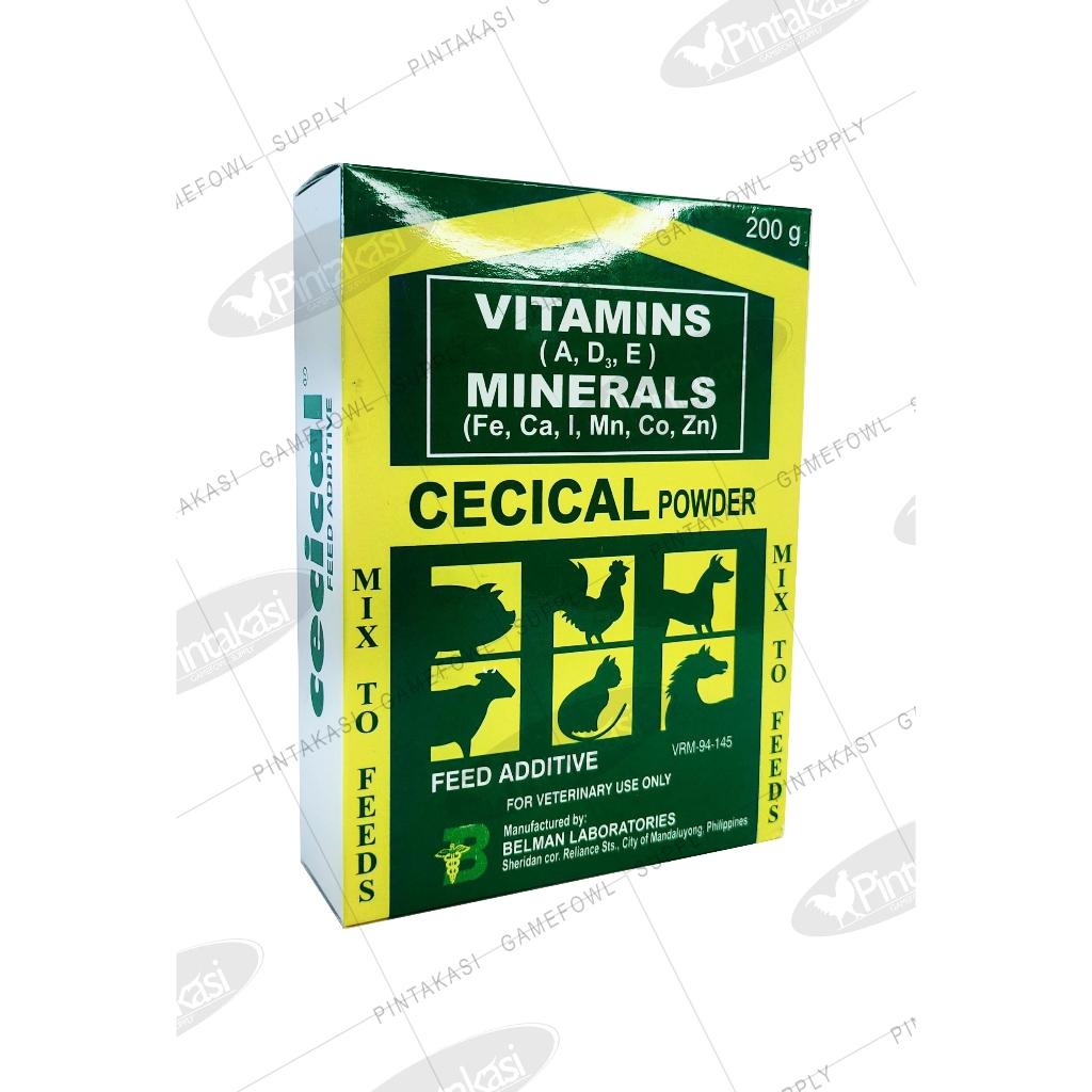 Cecical Powder 200g Feed Additive for Poultry Swine Cats Dogs Cattle and Horses Shopee Philippines