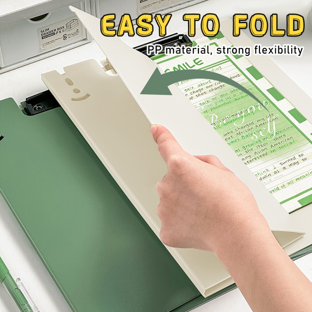 Stand File Folder Organizer A4 Board Clip Folder Clipboard With Cover ...