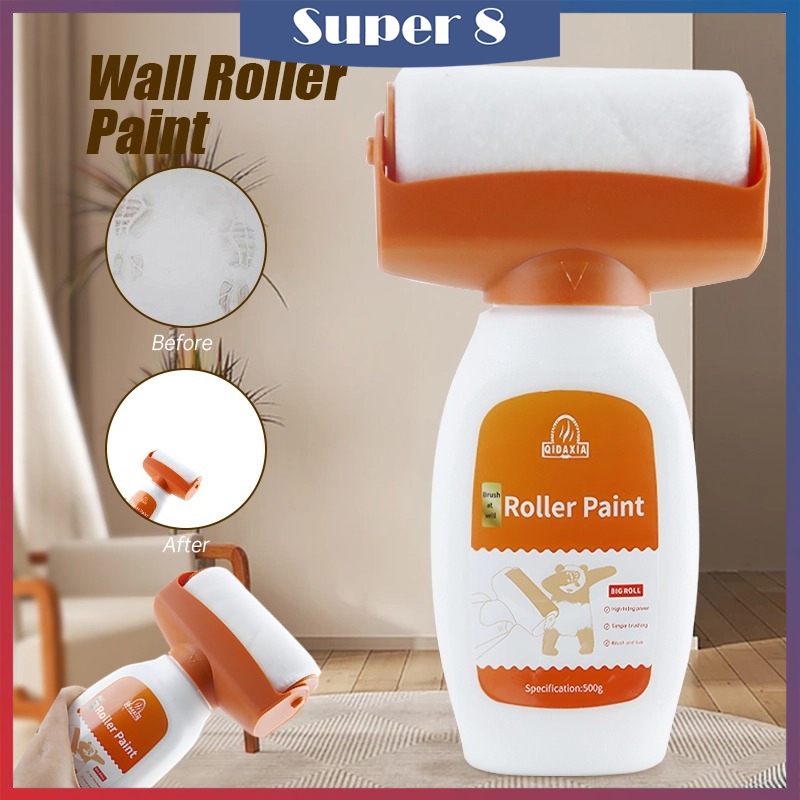 White wall repair paint ointment white small roller wall treatment for ...