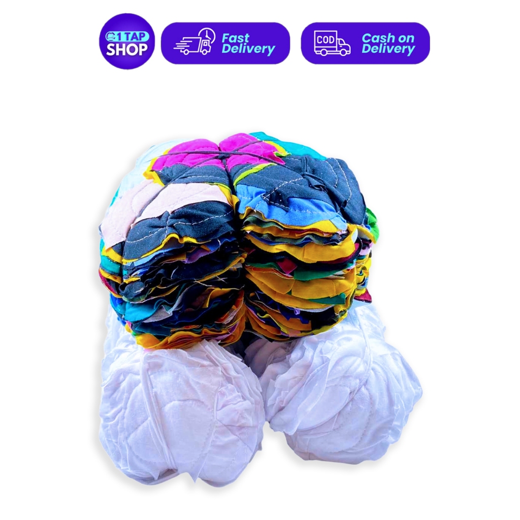 50pcs / 100pcs Basahan Panglinis White Basahang Bilog Multipurpose ...