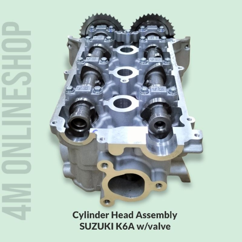 4M SUZUKI K6A CYLINDER HEAD ASSEMBLY COMPLETE (with valve) Shopee