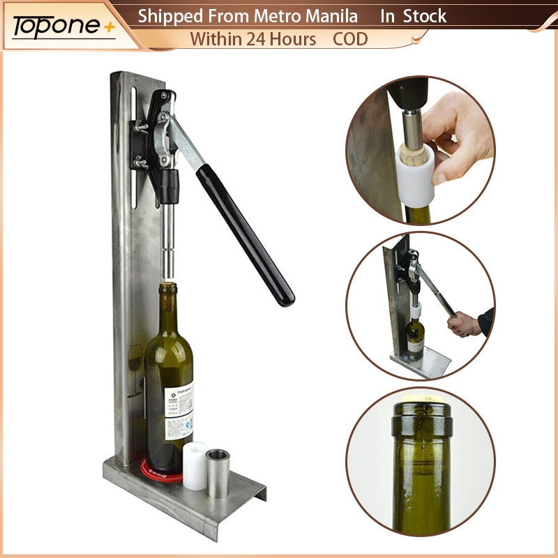 Wine Bottle Cork Press Cork Sealing Machine Manual Wine Cork Corking ...