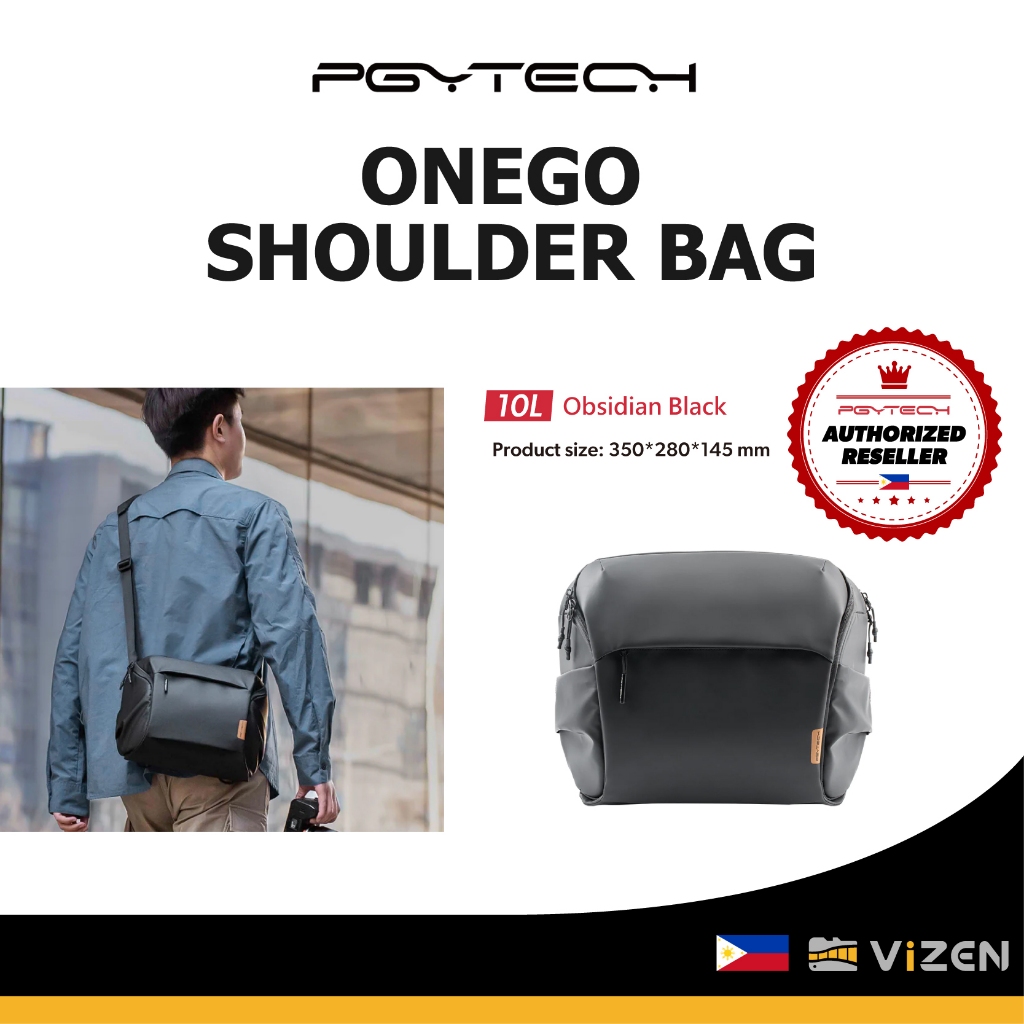 PGYTECH OneGo Sling Shoulder Bag 10L Obsidian Black Photography Camera