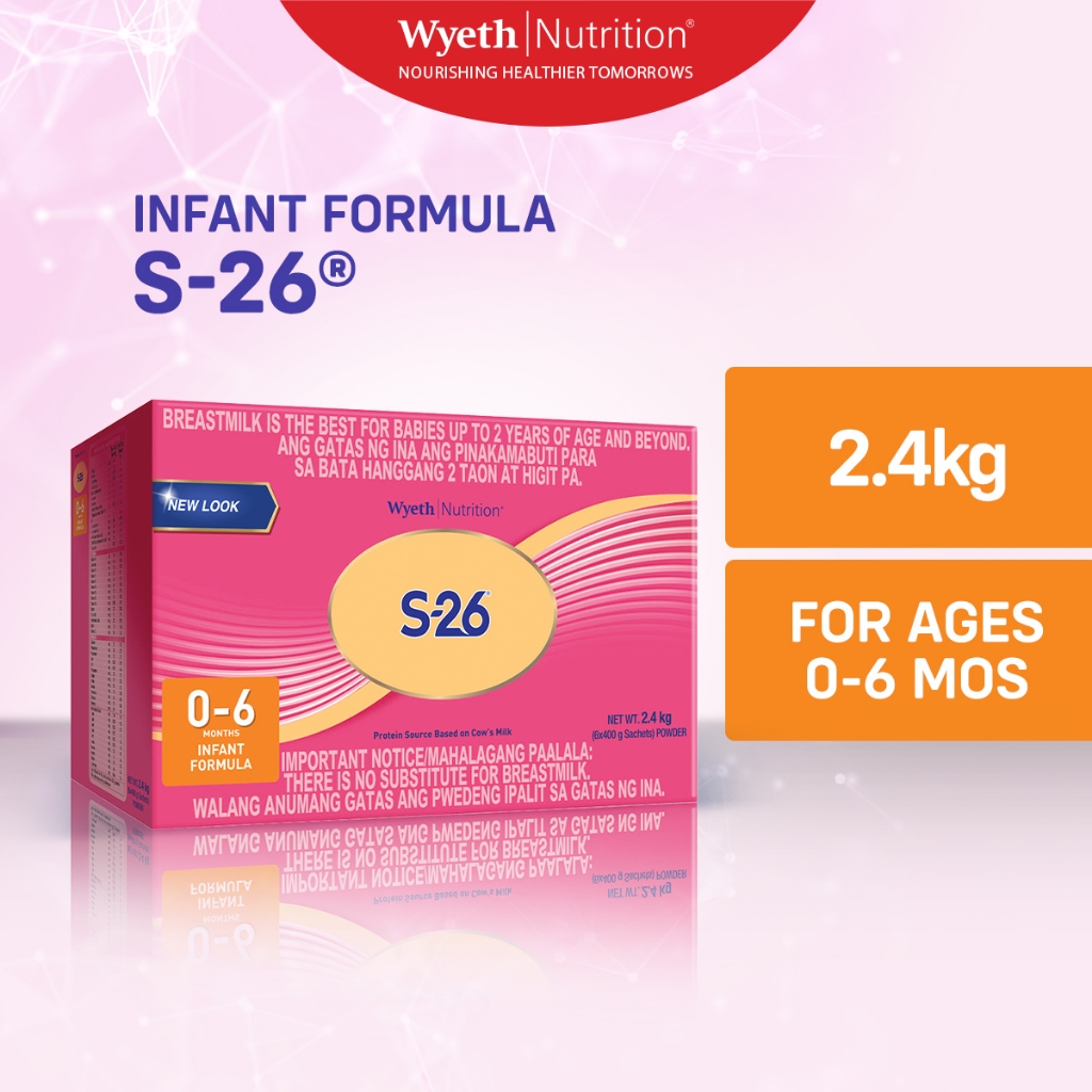 Wyeth Nutrition S-26 0-6 months 2.4kg | Shopee Philippines