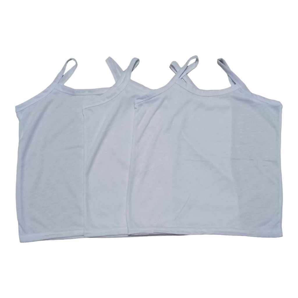 Spaghetti White Sando Inner Wear for Girls 3-9 yrs old | Shopee Philippines