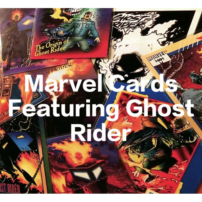 Marvel Cards Featuring Ghost Rider | Shopee Philippines