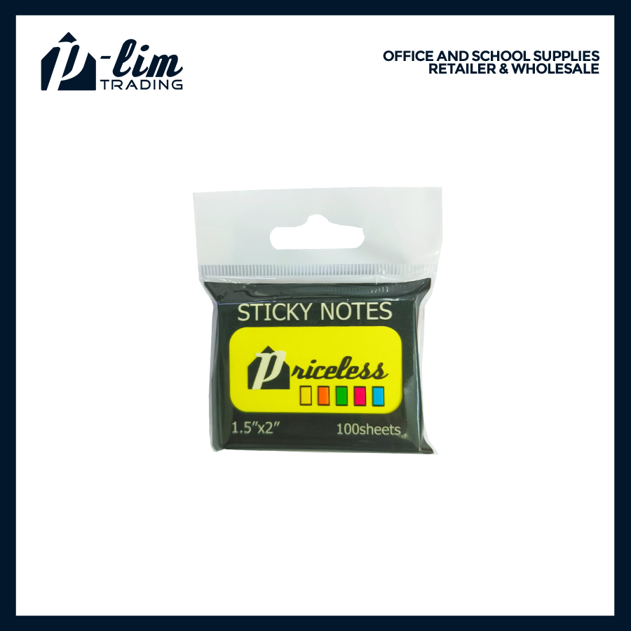 PL10 Priceless Sticky Notes (1.5X2) | Shopee Philippines
