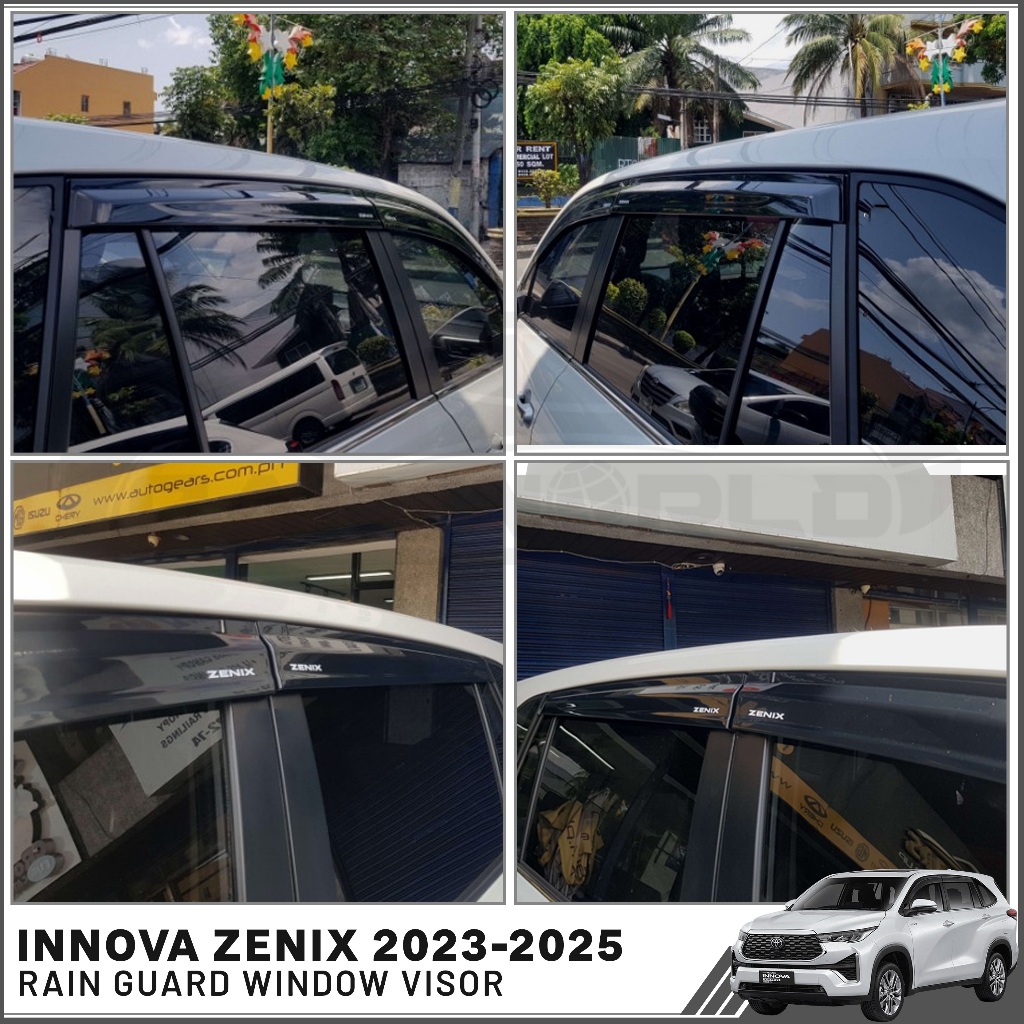 TOYOTA INNOVA ZENIX 2023 2024 RAIN VISOR Shopee Philippines