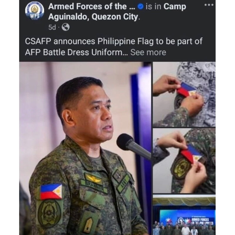 Philippine Flag Patch for AFP Personnel | With Velcro | Shopee Philippines