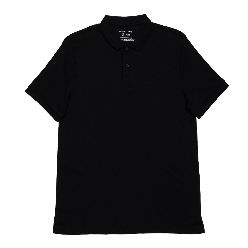 GIORDANO Men's Liquid Touch Polo (01013233) - 16 - Signature Black ...