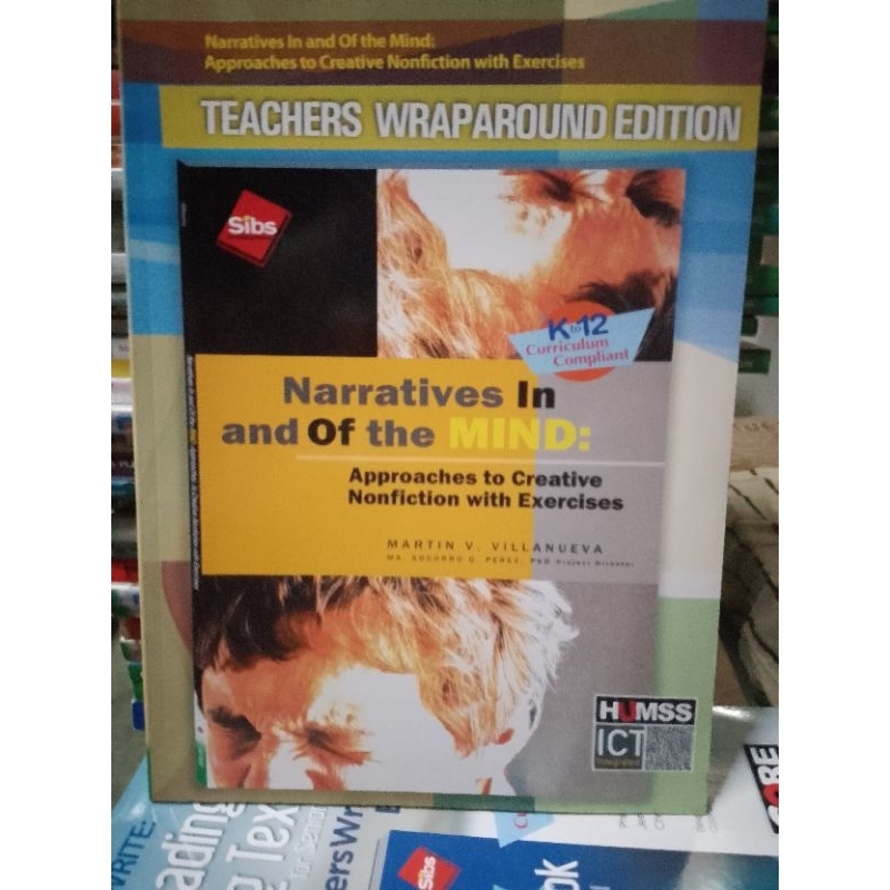NARRATIVE IN AND OF THE MINDS Teacher's Wraparound edition SHS ...