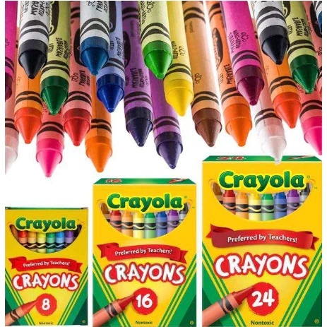 JLT School supply Crayola 8 16 24 color crayons | Shopee Philippines