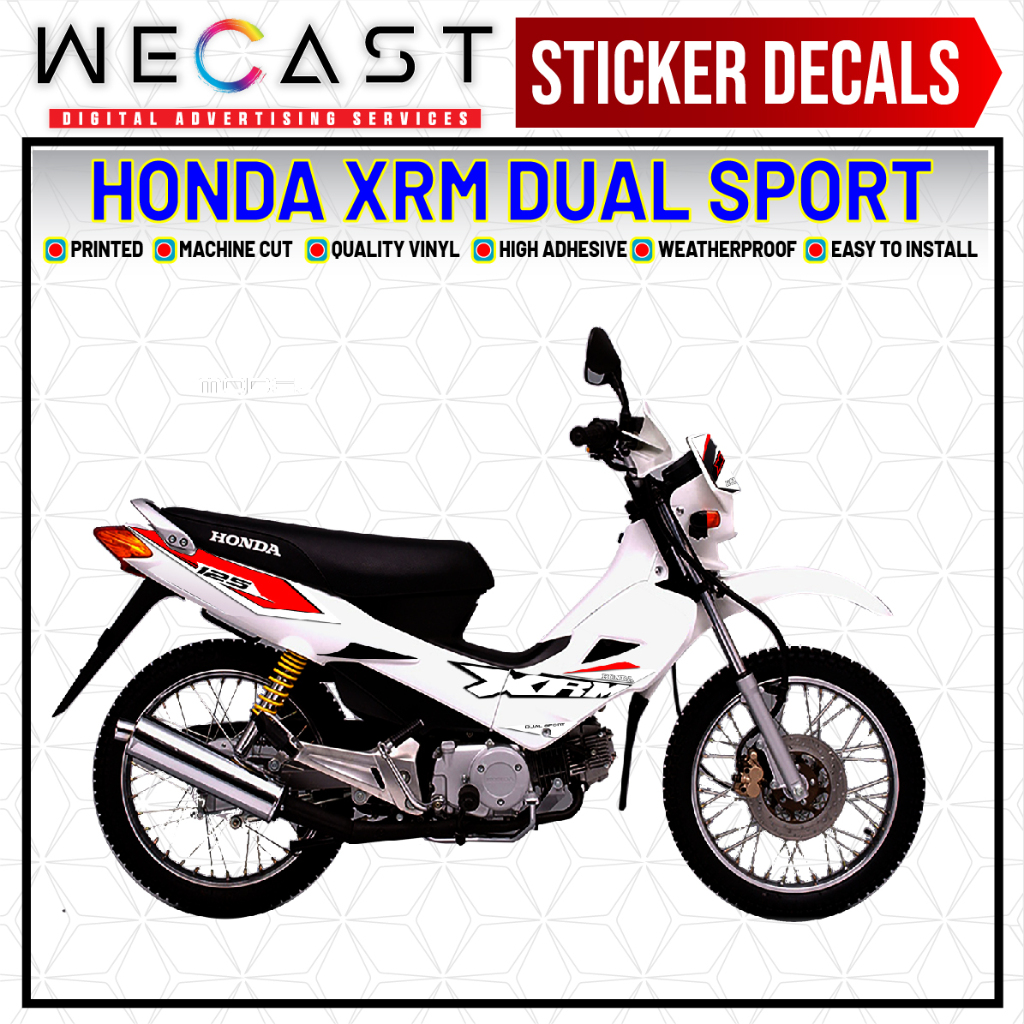 WECAST Honda XRM Dual Sport Decals Sticker for Motorcycle Accessories ...