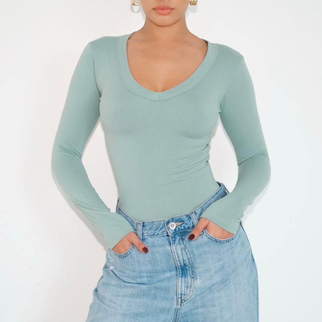Sorina Embellished V Neck Top