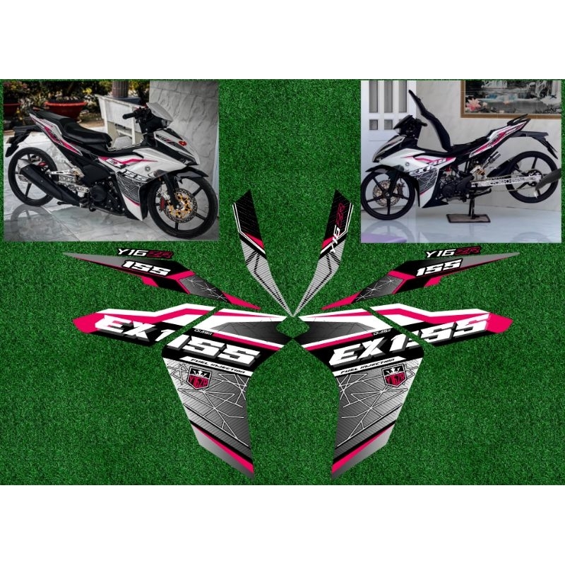 Sniper 155 Yamaha Version 3 & 4 Decals Laminated Vinyl Stickers ...