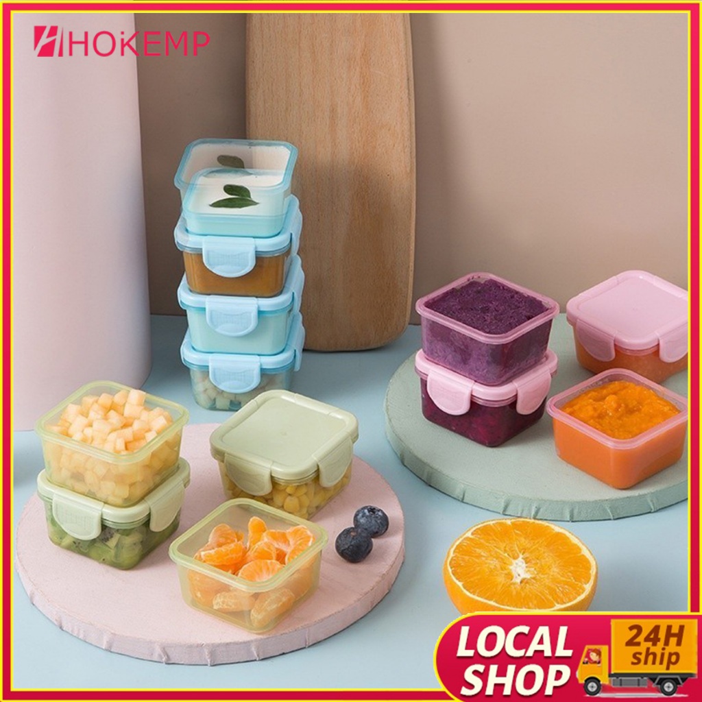 60ML Mini Fresh Box Food Grade Thickened Sealed Baby Supplementary ...