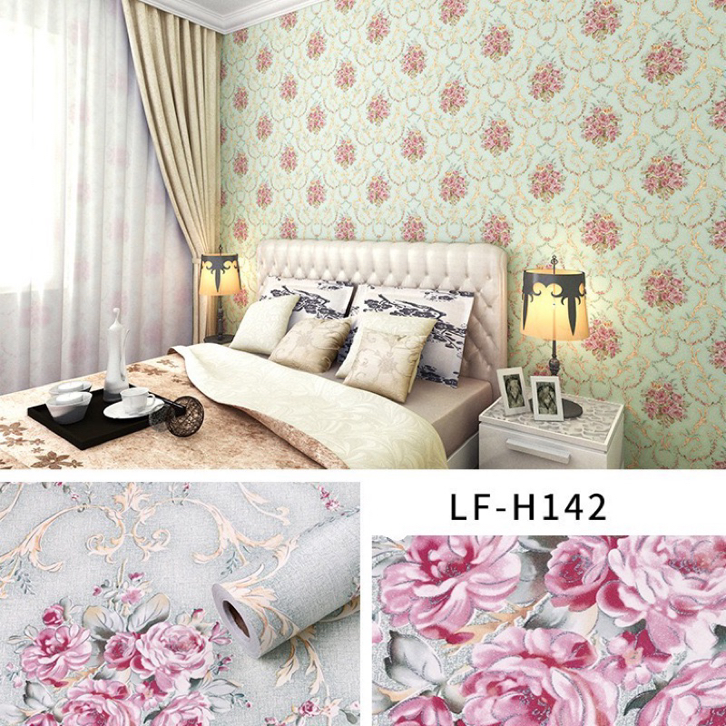1 roll 45cmx10m flower wallpaper design wall decoration high quality