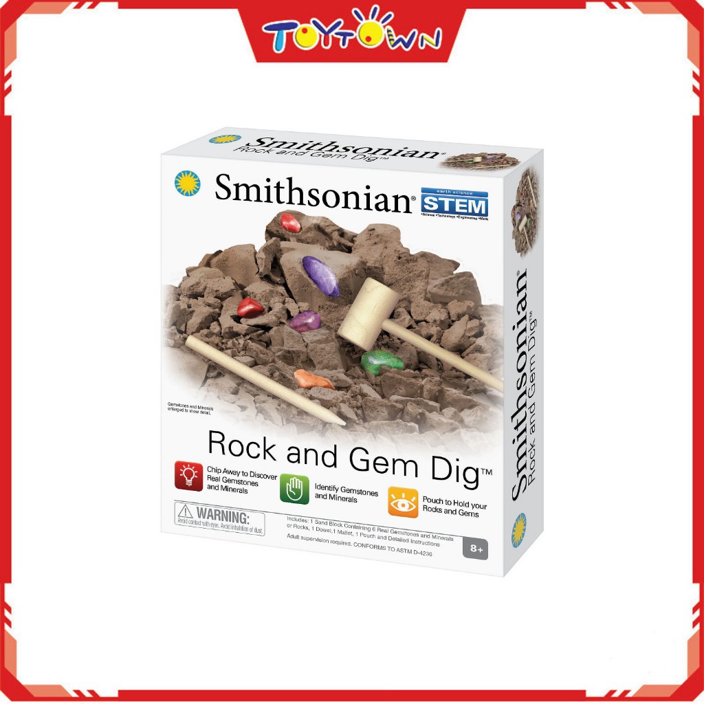 Smithsonian STEM Rock And Gem Dig Shopee Philippines