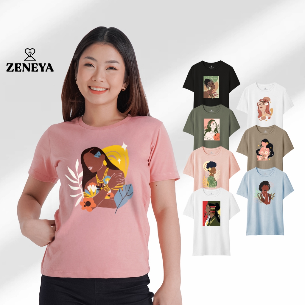 ZENYA T-SHIRT WOMEN BLACK