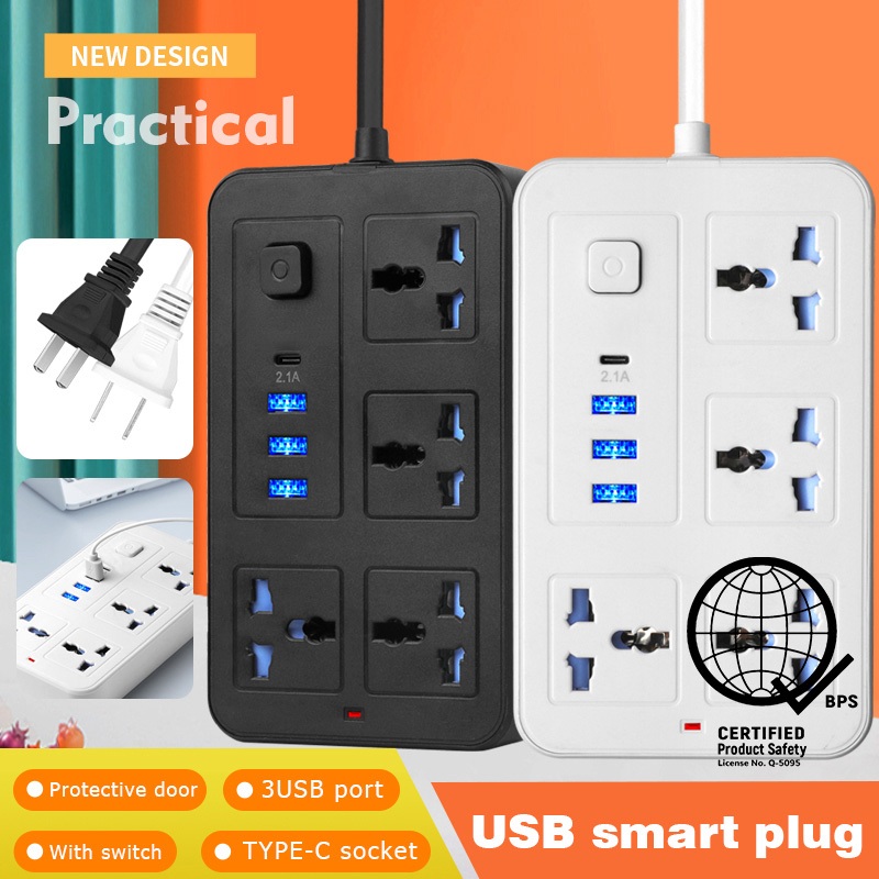 Centrix Expansion Outlet with 3 USB Ports and 1 Type-C Power Supply and ...