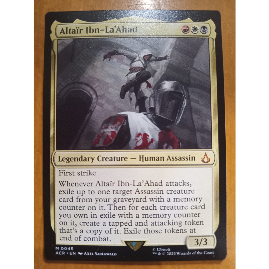 MTG Altair Ibn-La'Ahad Mythic ACR Universes Beyond: Assassin's Creed ...