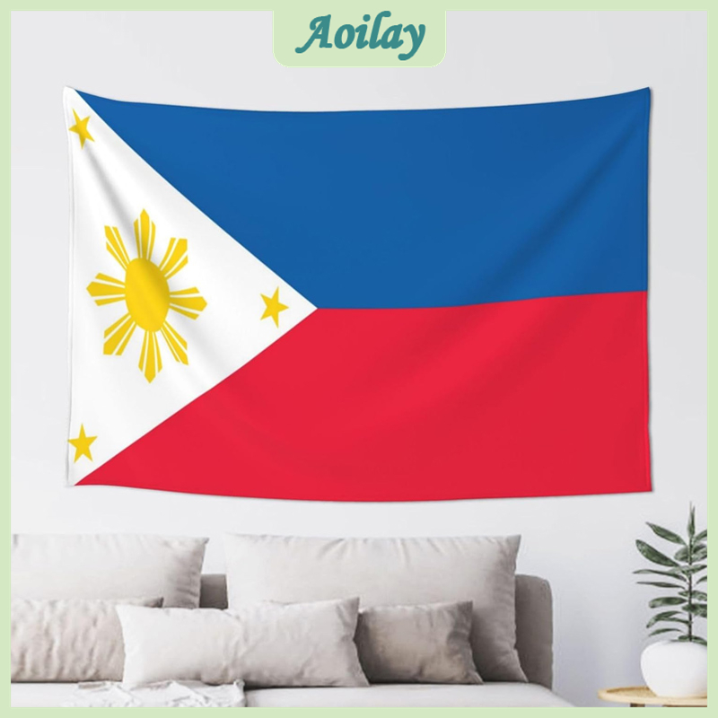 3*5 Feet Philippine Flag Thickened Polyester Philippines National Flag ...