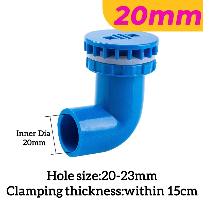 Drain elbow Aquarium Outlet Water Tank Fitting Fish tank Drain overflow ...