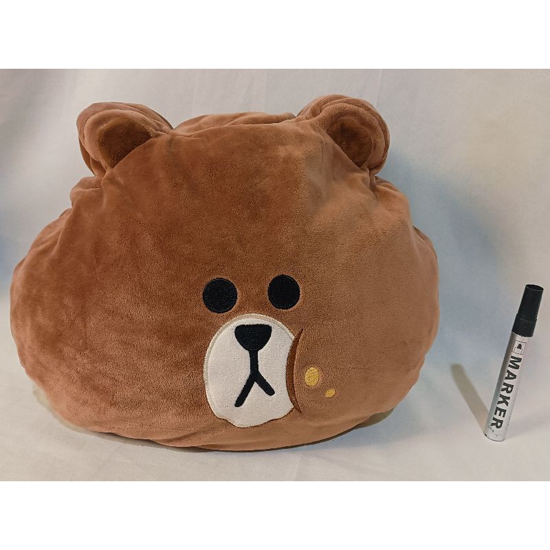 LINE FRIENDS - BROWN HEAD PILLOW | Shopee Philippines
