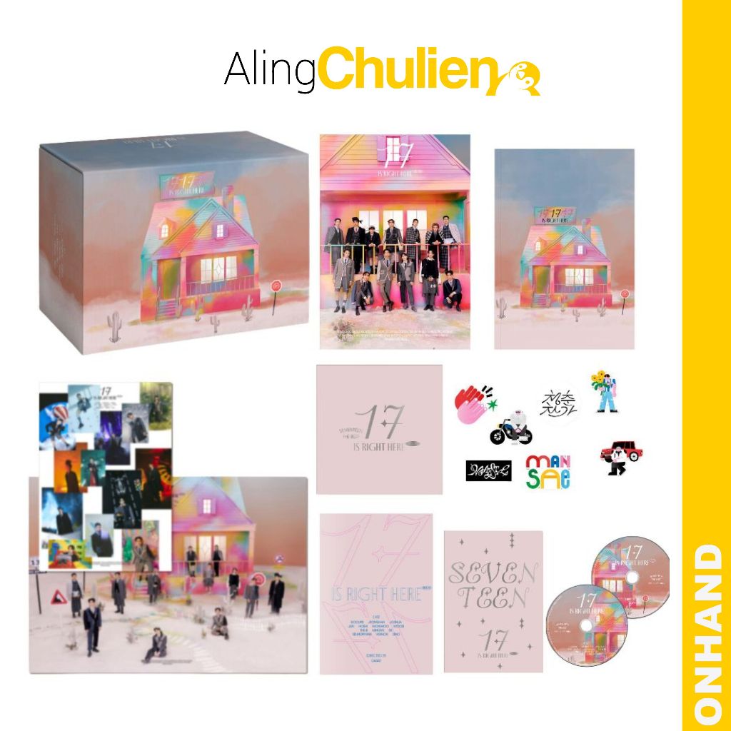 [UNSEALED] SEVENTEEN 17 is Right Here Deluxe Ver Best Album | Shopee ...