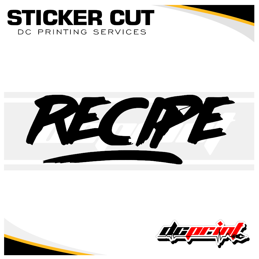 STICKER CUT RECIPE THE LOCAL RECIPE | Shopee Philippines