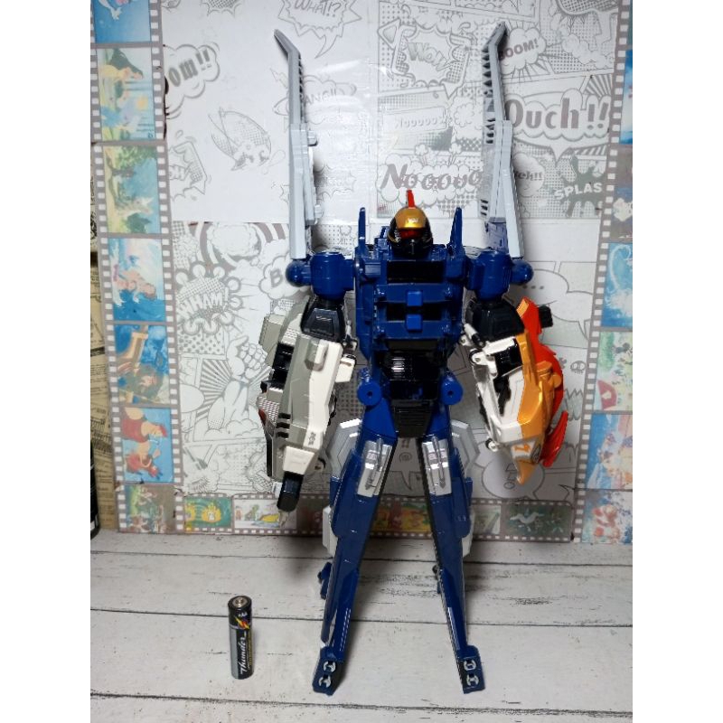 Power Rangers RPM Go-onger DX Motor T-line Megazord - Figurine Bandai Occasion Bon état