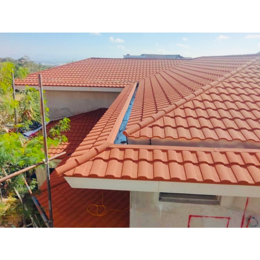 Angle Ridge and Round Ridge Stone Coated Metal Ridge Roll | Shopee ...