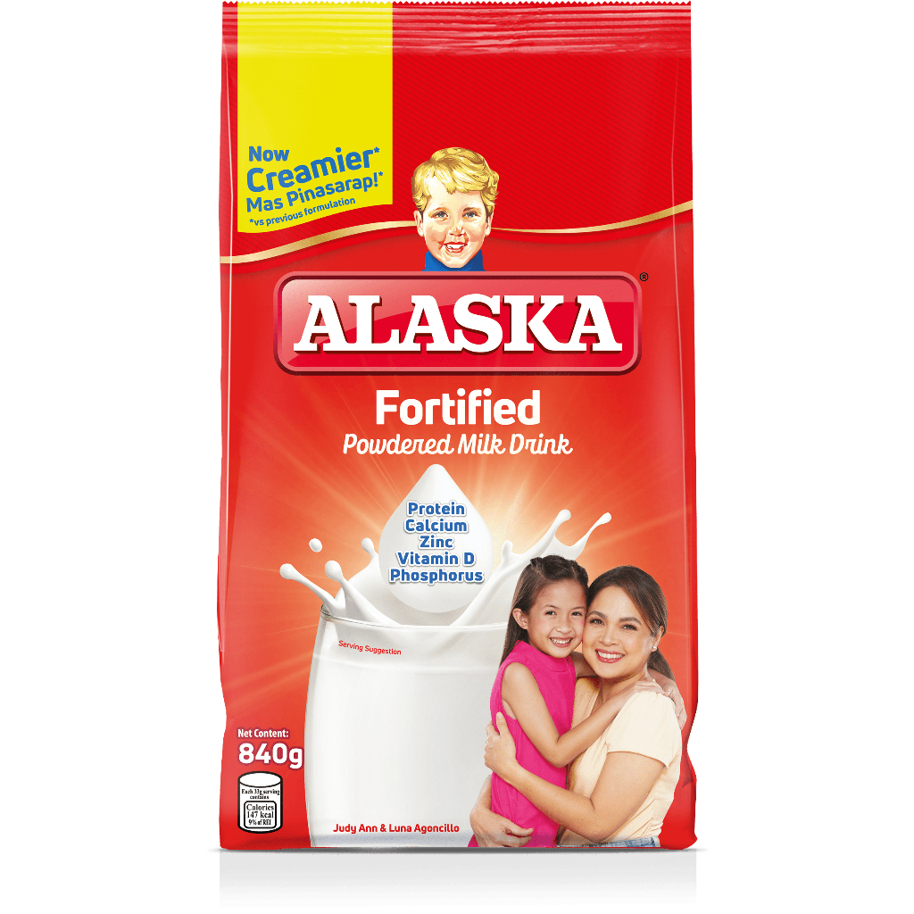 Alaska Fortified Powdered Milk Drink 840g | Shopee Philippines