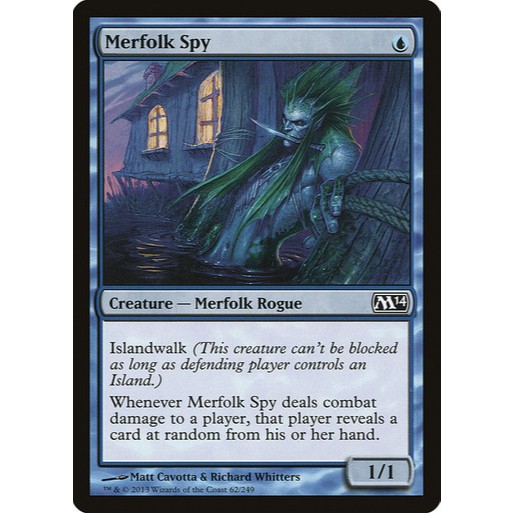 Magic the Gathering | Merfolk Spy | Shopee Philippines